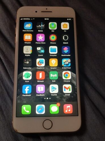 купить эпл ноутбук: IPhone 8 Plus, 64 GB, Qızılı, Qırıq