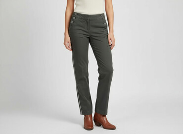 top secret spodnie damskie eleganckie: Top Secret, Material trousers for women, size M