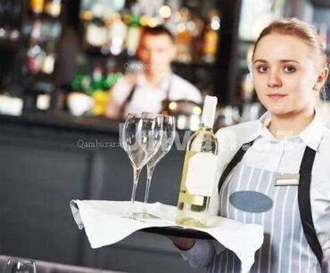 otel xadime: Ofisiant tələb olunur, Kafe, Gündəlik ödəniş, İstənilən yaş, 1 ildən az təcrübə