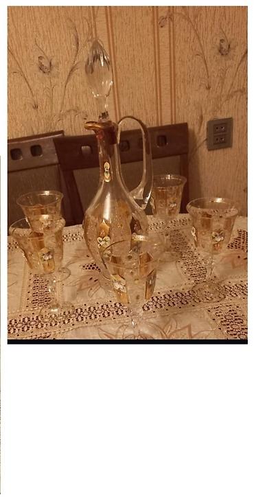 kompot: Rəng - Qızılı, Xrustal, 2, 3-dən çox l, Çexiya — 1