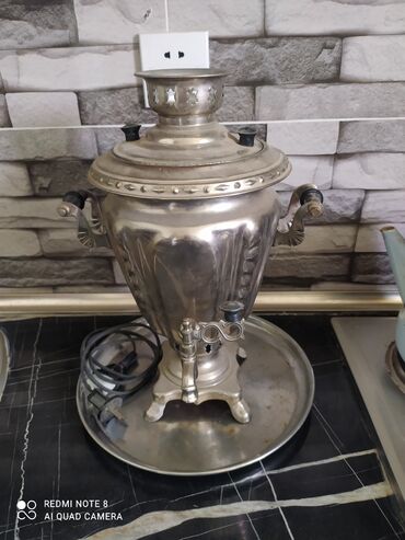 samovar satışı: Yeni Elektrik Samovar, 3 l, Ünvandan götürmə