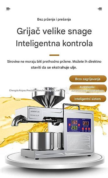 Ostali kuhinjski aparati: Električna presa za ulje – nerđajući čelik, digitalna kontrola - — 9