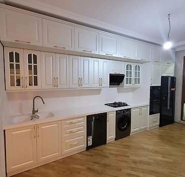 Sifarişlə mətbəx mebeli: Sifarişlə mətbəx dəsti, Özü çəkən petlələr, Taxta, Kredit yoxdur, Pulsuz çatdırılma — 3