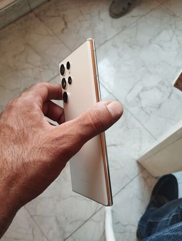 Samsung Galaxy S22 Ultra, 256 GB, rəng - Ağ