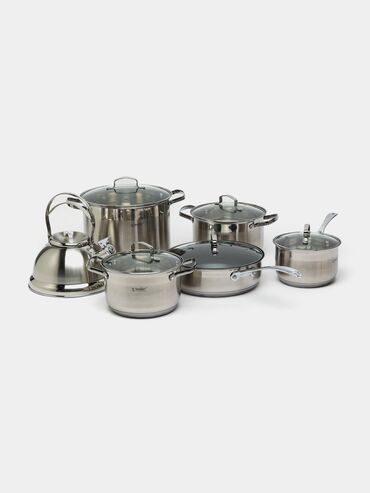 набор посуды zepter: Набор кухонной посуды: сковородки и кастрюли, 6 предметов фото По