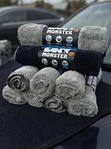 silk way: Микрофибровые полотенца MONSTER для авто - Профессиональные полотенца — 1