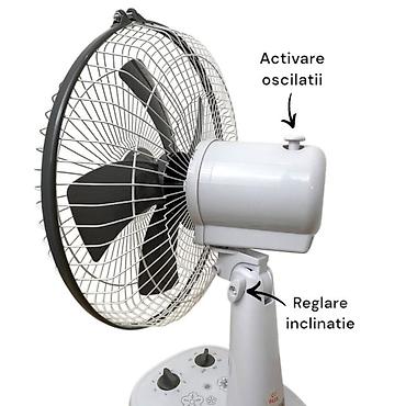 Ventilyatorlar: Masaüstü Sərinkeş "Prandtex FT 40" 45sm 5 Sürətli 3 Pərli 60W . ❄️ — 4