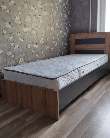 кровать баку: Новый, Односпальная кровать, Без подьемного механизма, С матрасом, Без выдвижных ящиков, Азербайджан