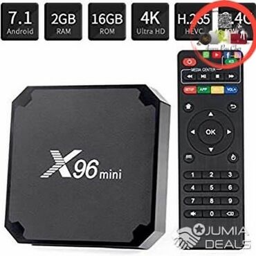 Smart TV bokslar: Yeni Smart TV boks 8 GB / 128 GB, Rayonlara çatdırılma, Ünvandan götürmə, Ödənişli çatdırılma — 8