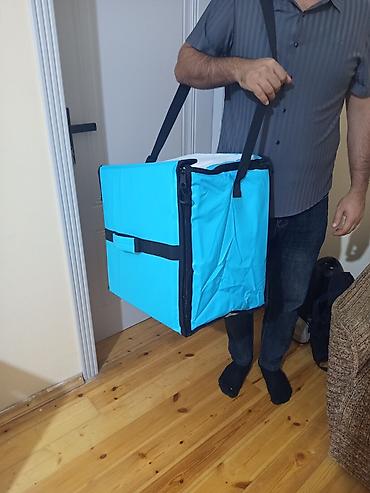 volt çantası: İzotermal çatdırılma çantası – mavi - Ölçü: təxmini kvadrat, həcmi — 2