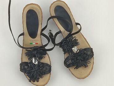 bluzki szara damskie: Sandals for women, 38, condition - Good