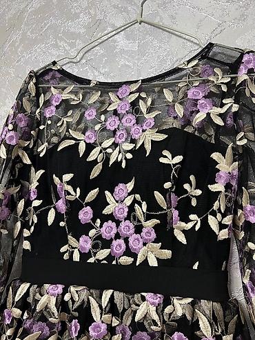 русские платья: Вечернее платье, Пышное, Длинная модель, С рукавами, Корсет, S — 3