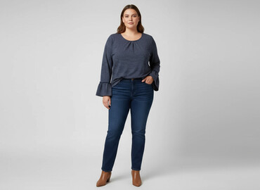 Bluzki: Ulla Popken, Bluzka damska, rozmiar 4XL