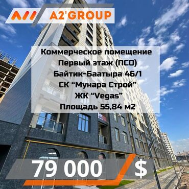 Продажа участков: Продаю Магазин В жилом доме, 56 м², ПСО (под самоотделку), Отдельный вход, 1 этаж