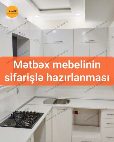 İkimərtəbəli uşaq çarpayıları: La Mini Mebel şirkəti olaraq, mətbəx mebellərinin sifarişlə