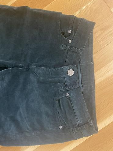 yaşıl şalvar: Mathew’s Jeans velvet tünd yaşıl düşük bel qadın şalvarı Vintage — 2