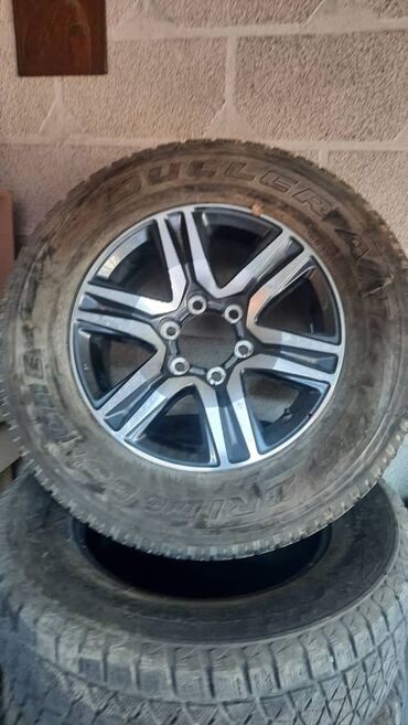 чехол на запаску: Дөңгөлөктөр монтажда R 17, Кыш, Жаңы, Камдык, Жол тандабастар (АТ/МТ), Куйма, тешиктери - 6