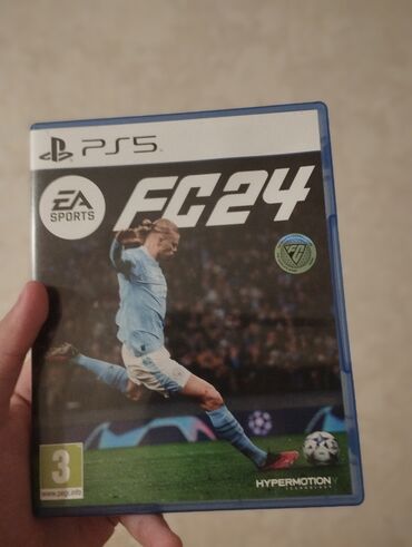 PS5 (Sony PlayStation 5): Ps5 fc24 oyun diski tam ideal vəziyyətdədir heç bir problemi yoxdur