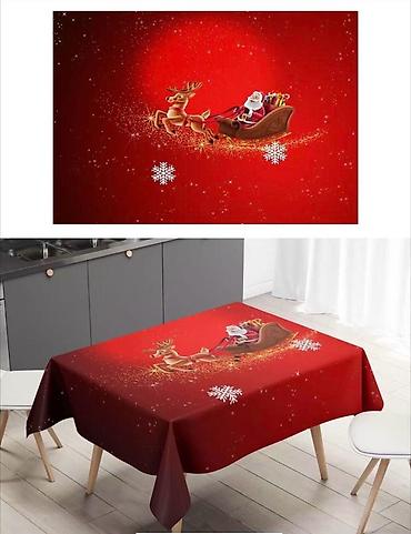 roze draperije: Novogodisnji stoljnjaci Cene i dimenzije: 140×140cm- 1500din — 2