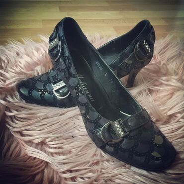 Tuflilər: Tuflilər, Ölçü: 36, rəng - Qara, İşlənmiş — 2