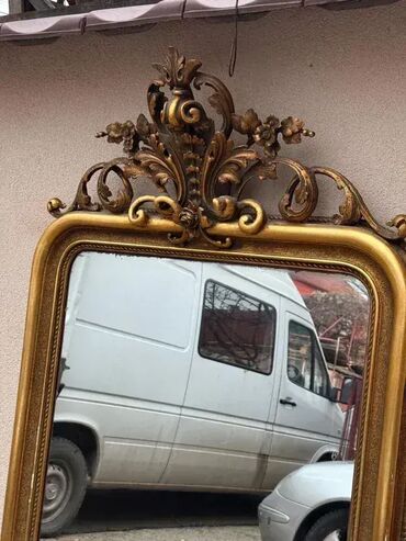 RS - Antique Mirrors: Stilsko ogledalo 19. vek u pozlati Stilsko ogledalo iz 19. veka — 9