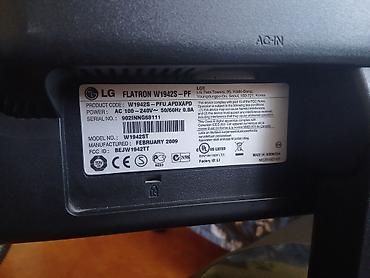 komputer monitoru: 🔥 TƏCİLİ! LG Flatron W1942S-PF Monitor (Orijinal) — Əla Vəziyyətdə! ✨ — 4