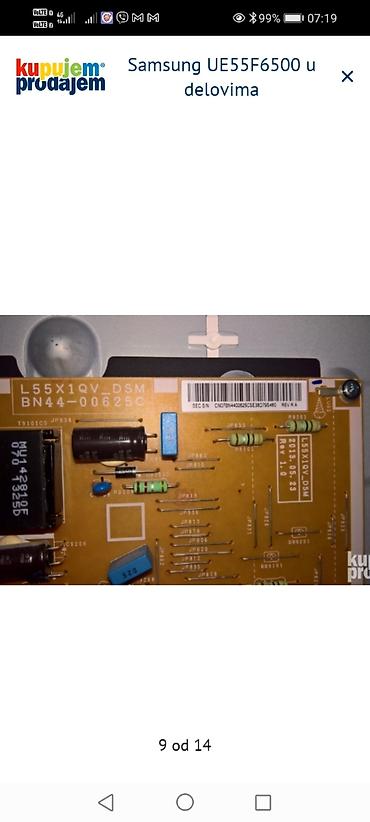 Aksesoari za TV i video: Samsung UE55F6500 – delovi Raspoloživi originalni delovi sa TV-a — 9