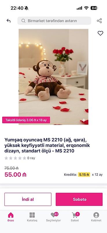 Digər oyuncaqlar: Birmarketden 13 fevralda alinib yenidi 45 satilir isteyene endirim — 1
