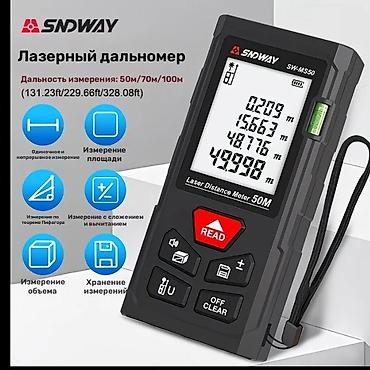 Məsafə ölçənlər, ruletkalar: SNDWAY SW-MS100 lazer məsafəölçən - Ölçmə diapazonu: 100 m - — 10