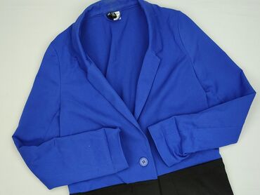 srebrna marynarka damska: H&M, Marynarka damska, rozmiar M