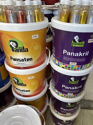 taxta boyalari: Akril Fasad üçün boya, Panda, rəng - Ağ, Suya davamlı — 3