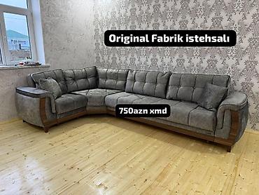 Künc divan – Original fabrik istehsalı - L‑şəkilli geniş künc