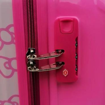 Rančevi, torbe i koferi: Hello Kitty dečji kofer na točkiće - Tvrdi kofer sa sjajnom — 7