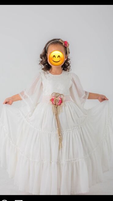 детское платье напрокат: Платье + ободок. Турция состояние отличное Надевала пару раз Цена
