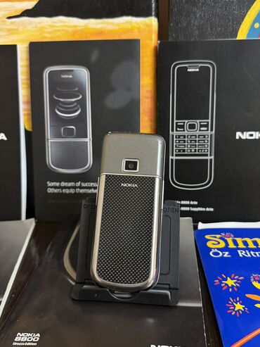 Nokia: Nokia 8 Sirocco, < 2 GB Memory Capacity, rəng - Boz, Düyməli — 7