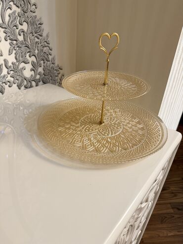 Tort və şiriniyyat qabları: Tort və şiriniyyat qabı, rəng - Bej — 5