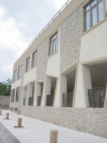 Fasad işləri: Shalale,cay,gol,ere dosheme,xasarlara ve evin fasadina tebii ve tokme — 14