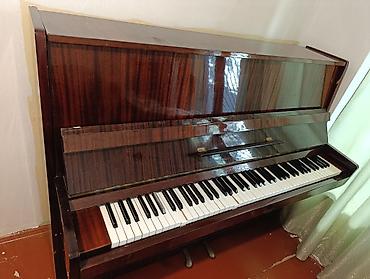 Клавишные инструменты: Upright pianino – klassik dizaynlı, tünd qəhvəyi parlaq taxta korpus — 4