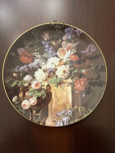 dekor gül: Декоративная тарелка, фарфор, фабрика Лимож Франция