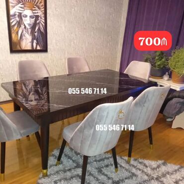 Uşaq və gənc otağı üçün dəstlər: Qonaq otağı üçün, Yeni, 6 stul lalafo.az -da Uşaq və gənc otağı üçün dəstlər: Qonaq otağı üçün, Yeni, 6 stul