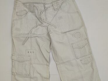 Women: Material trousers for women, size M (EU 38)