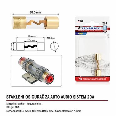 Fuses: KMT Osigurač za modifikaciju auto ozvučenja 2008259 Stakleni osigurač — 1