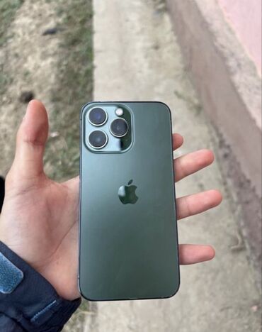 aifon 13: IPhone 13 Pro, Б/у, 128 ГБ, Alpine Green, Чехол, 100 %