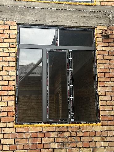 Межкомнатные двери: Термо Изготовление окон и дверейДвустворчатая дверь из ПВХ профиля с — 5