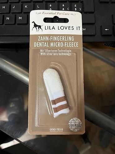 feisty pets: LILA LOVES IT – dentalni mikro-flis naprstak za čišćenje zuba kućnih — 1
