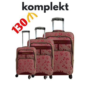 usta çantası: Cemodan desti-130azn (L+M+S) Комплект чемоданов-130азн (L+M+S)