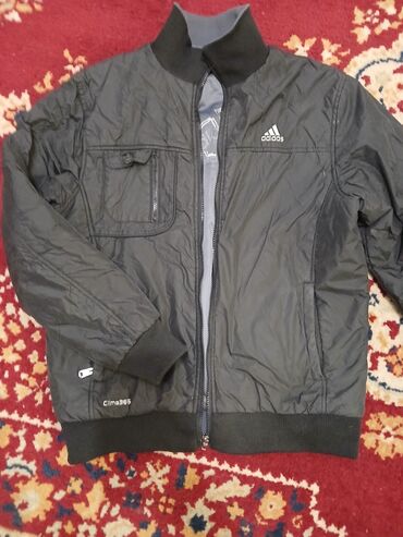 двусторонняя куртка мужская: Мужская куртка, 2XL (EU 44), Adidas, Б/у, цвет - Черный, Самовывоз
