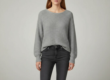 kapcie na szydełku damskie: Women`s sweater, size S