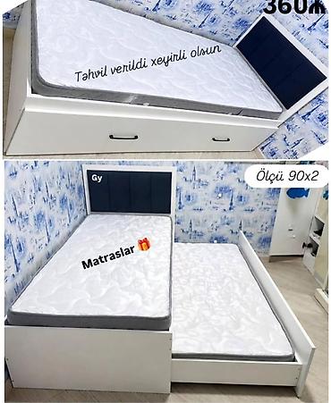 taxt çarpayi: Uşaq/yeniyetmə üçün çarpayı – alt hissəsi çəkilib çıxan əlavə — 1