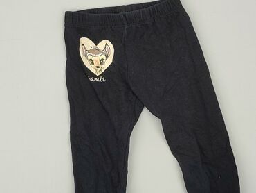 czapka zimowa czarna: Leggings for kids, Disney, 4-5 years, 110, condition - Good